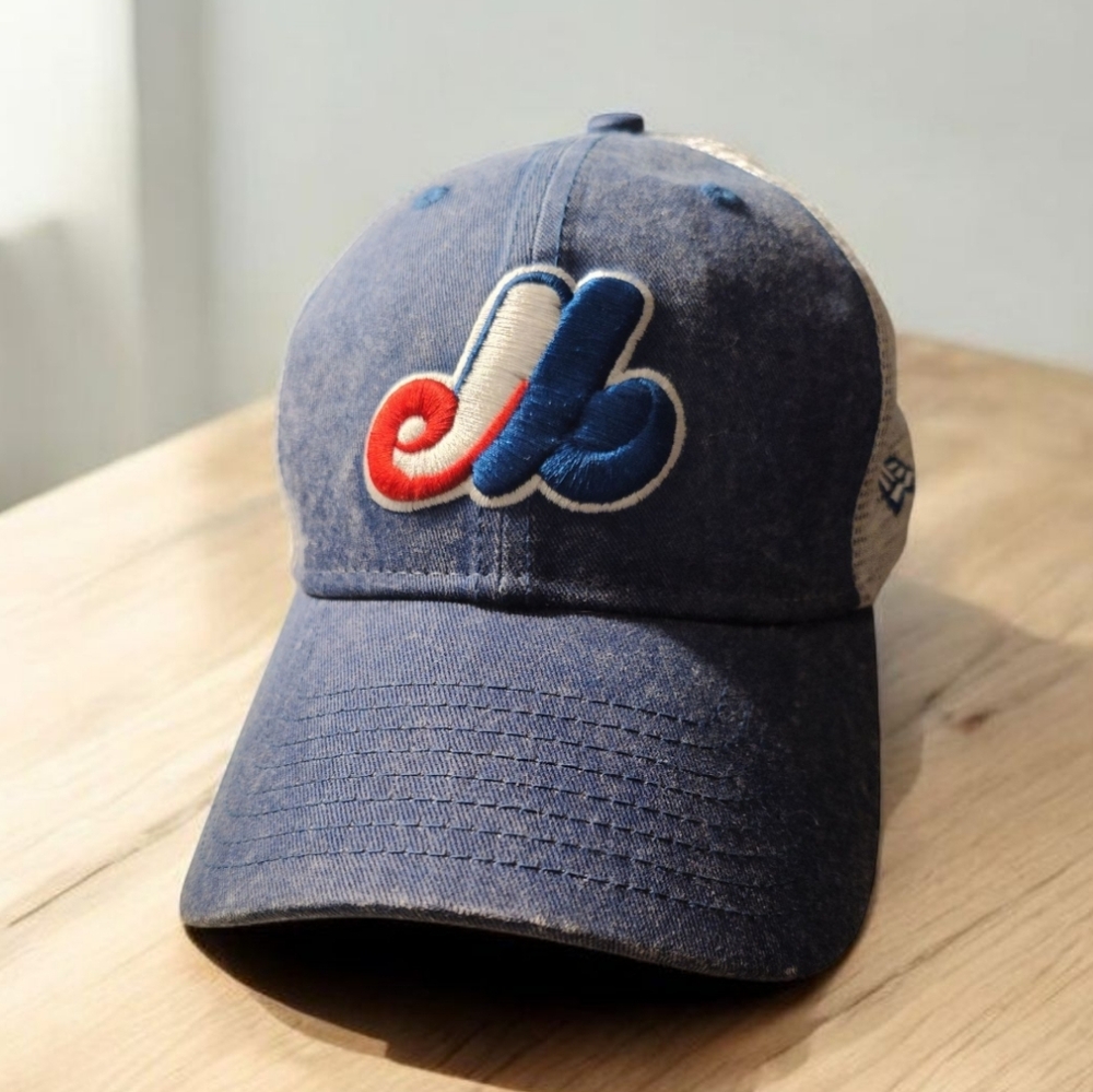 Montreal Expos MLB Blue New Era 9Fifty Cooperstown Collection Snapback Hat - Picture 2 of 6